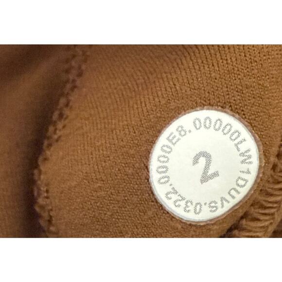 Lululemon Align Tank Top Brown Active Crop Built in Bra Activewear Size 2 - Picture 3 of 4